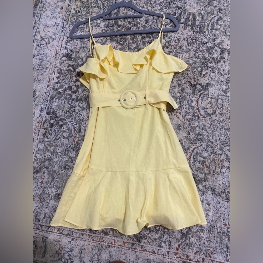 Yellow Mini Dress